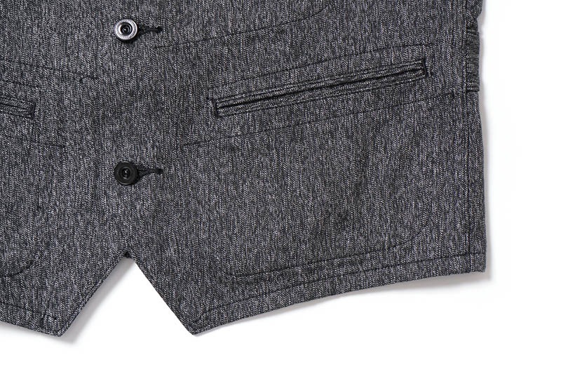 SUGAR CANE ���奬�������� �٥��� 9oz. BLACK COVERT WORK VEST SC12795