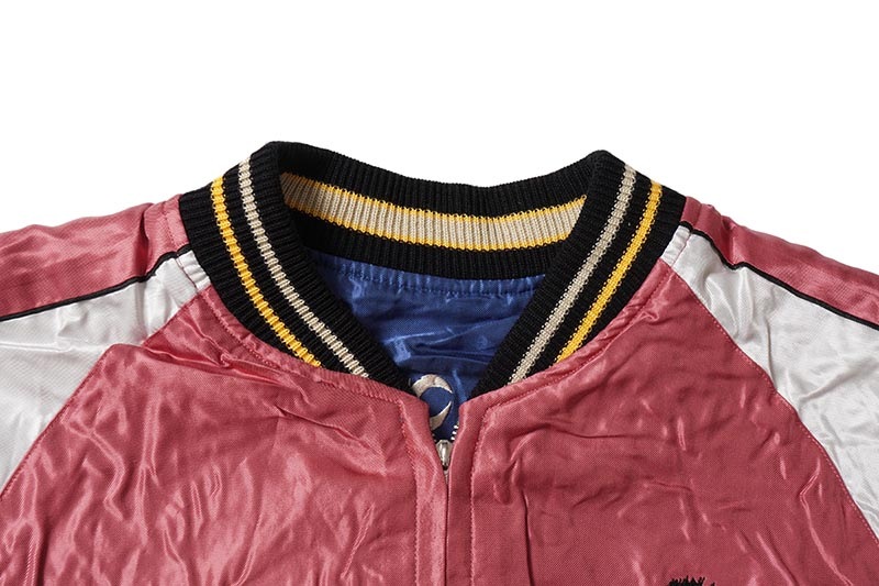 TAILOR TOYO ơ顼  Mid 1950s Style Acetate Souvenir Jacket ROARING TIGER  BLACK DRAGON TT15542-125