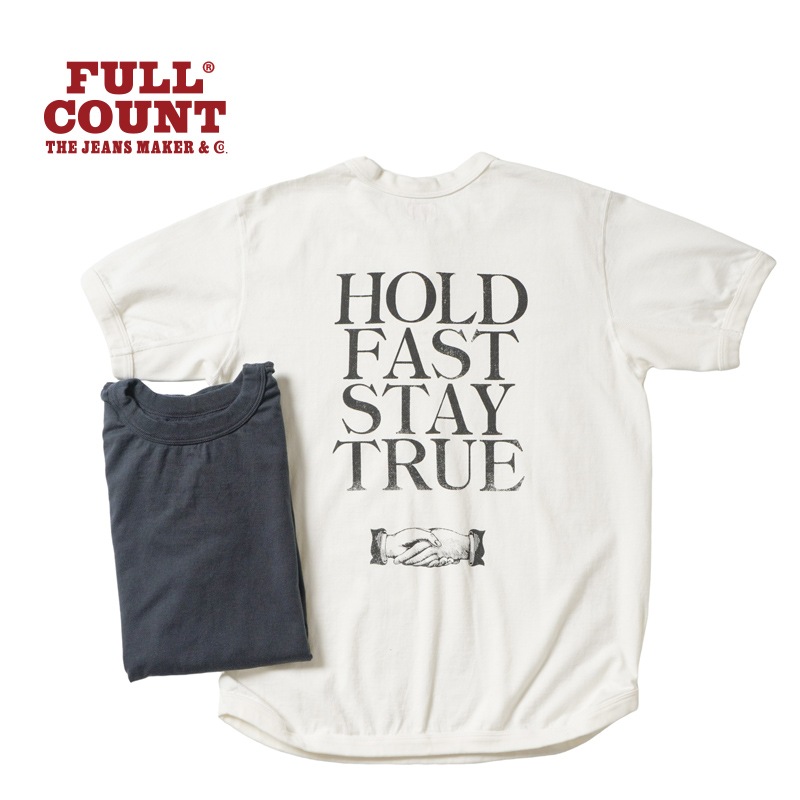FULLCOUNT �ե륫����� Ⱦµ T����� "HOLD FAST STAY TRUE"  5222PT-9