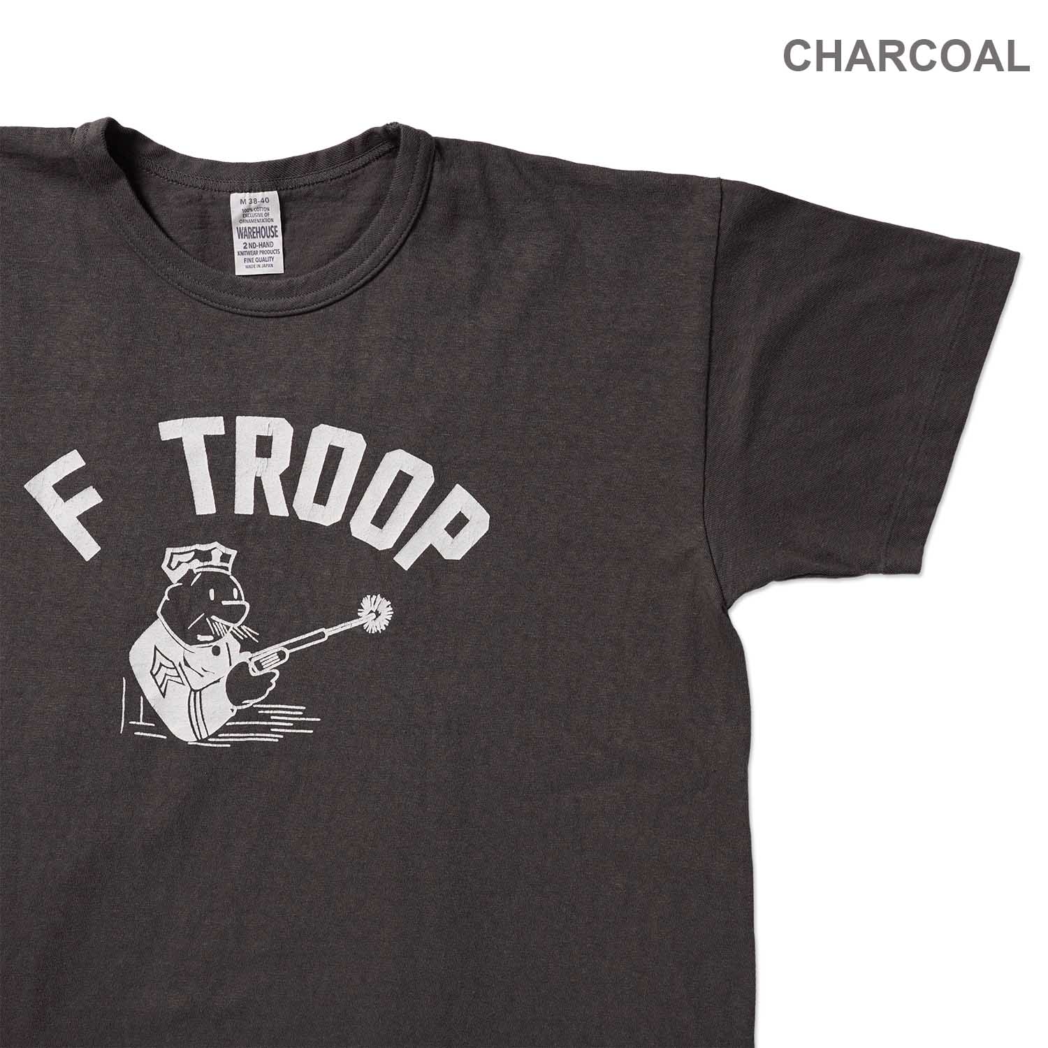 WAREHOUSE �������ϥ��� Ⱦµ T����� Lot 4064 "F TROOP"  4064-FTROOP(26SS)