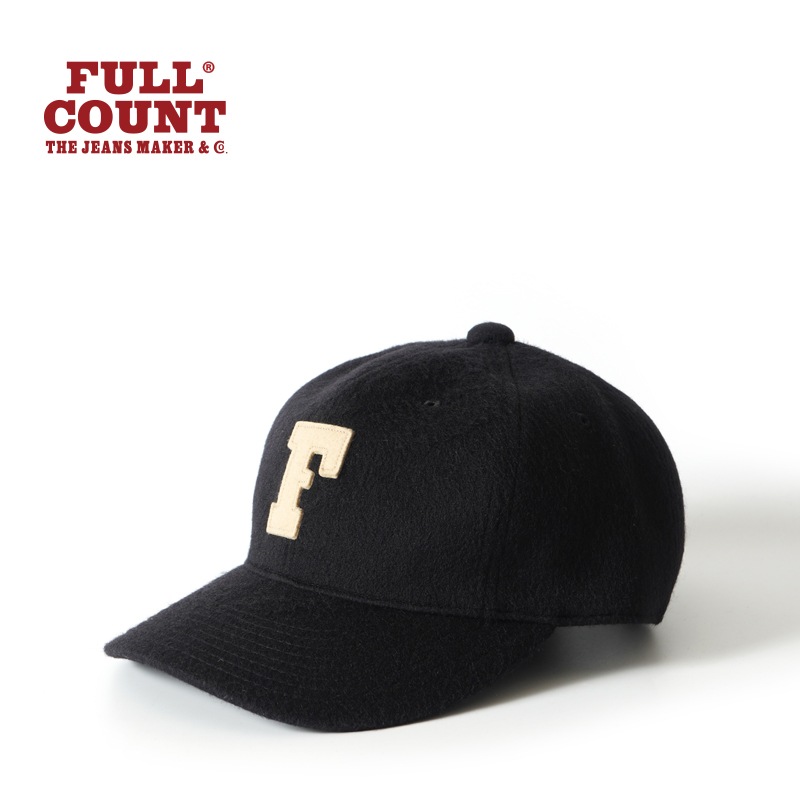 FULLCOUNT ե륫 å ˹ "6 Panel Wool Melton Baseball Cap F Patch"  6843-25