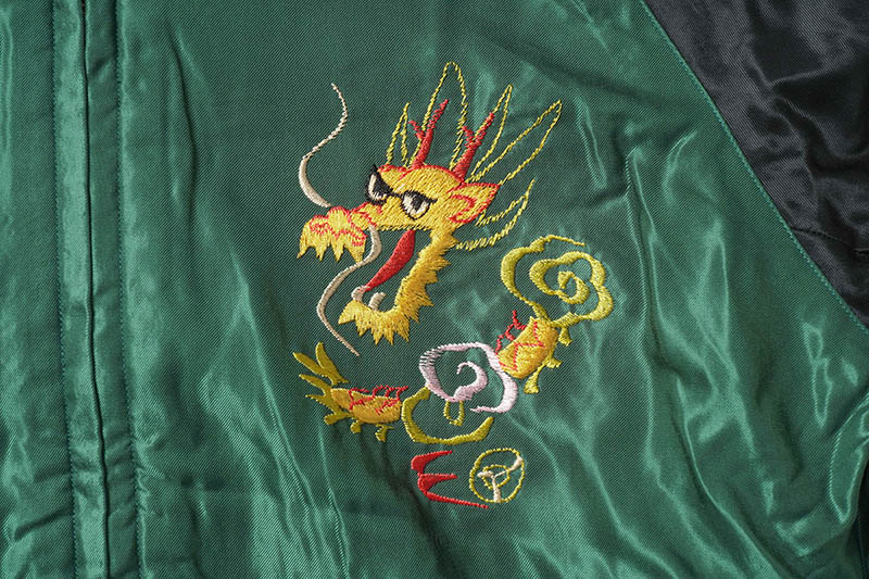 TAILOR TOYO �ơ��顼���Ρ����������Mid 1950s Style Velveteen (Two-tone) �� Acetate Souvenir Jacket  ��TIGER HEAD�� �� ��GOLD DRAGON��  TT15795-119