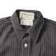 SUGAR CANE ���奬�������� Ⱦµ����� ��FICTION ROMANCE 8.5oz. BLACK WABASH STRIPE WORK SHIRT (SHORT SLEEVE)�� SC39702