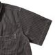 SUGAR CANE ���奬�������� Ⱦµ����� ��FICTION ROMANCE 8.5oz. BLACK WABASH STRIPE WORK SHIRT (SHORT SLEEVE)�� SC39702