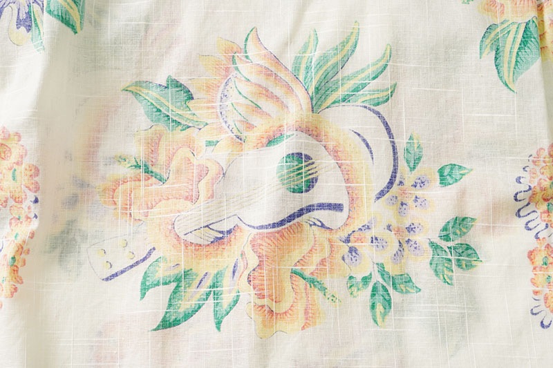 SUN SURF ���󥵡��� Ⱦµ �����ϥ���� COTTON �� LINEN OPEN SHIRT ��MACINTOSH UKULELE��  SS39283