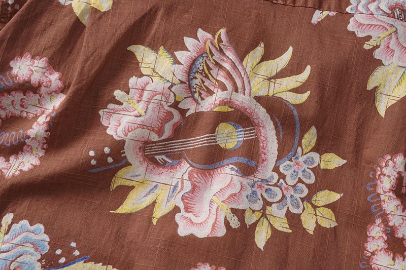 SUN SURF ���󥵡��� Ⱦµ �����ϥ���� COTTON �� LINEN OPEN SHIRT ��MACINTOSH UKULELE��  SS39283