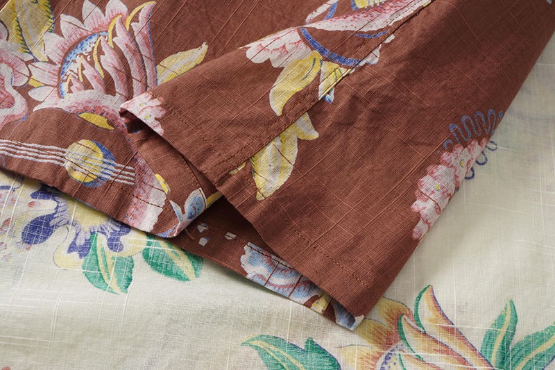 SUN SURF ���󥵡��� Ⱦµ �����ϥ���� COTTON �� LINEN OPEN SHIRT ��MACINTOSH UKULELE��  SS39283