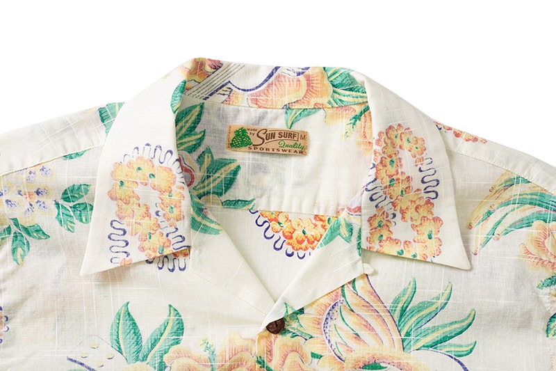 SUN SURF ���󥵡��� Ⱦµ �����ϥ���� COTTON �� LINEN OPEN SHIRT ��MACINTOSH UKULELE��  SS39283