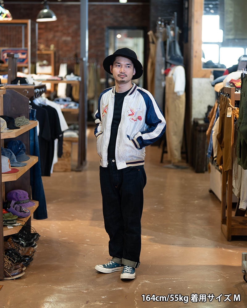 TAILOR TOYO ơ顼  Early 1950s Style Acetate Souvenir Jacket  RED EAGLE  TIGER HEAD  TT15542-190