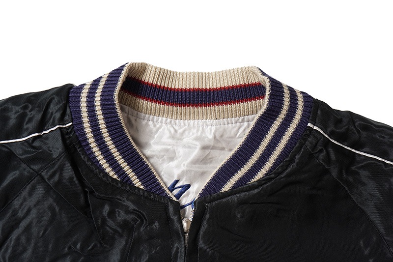 TAILOR TOYO ơ顼  Early 1950s Style Acetate Souvenir Jacket  RED EAGLE  TIGER HEAD  TT15542-190