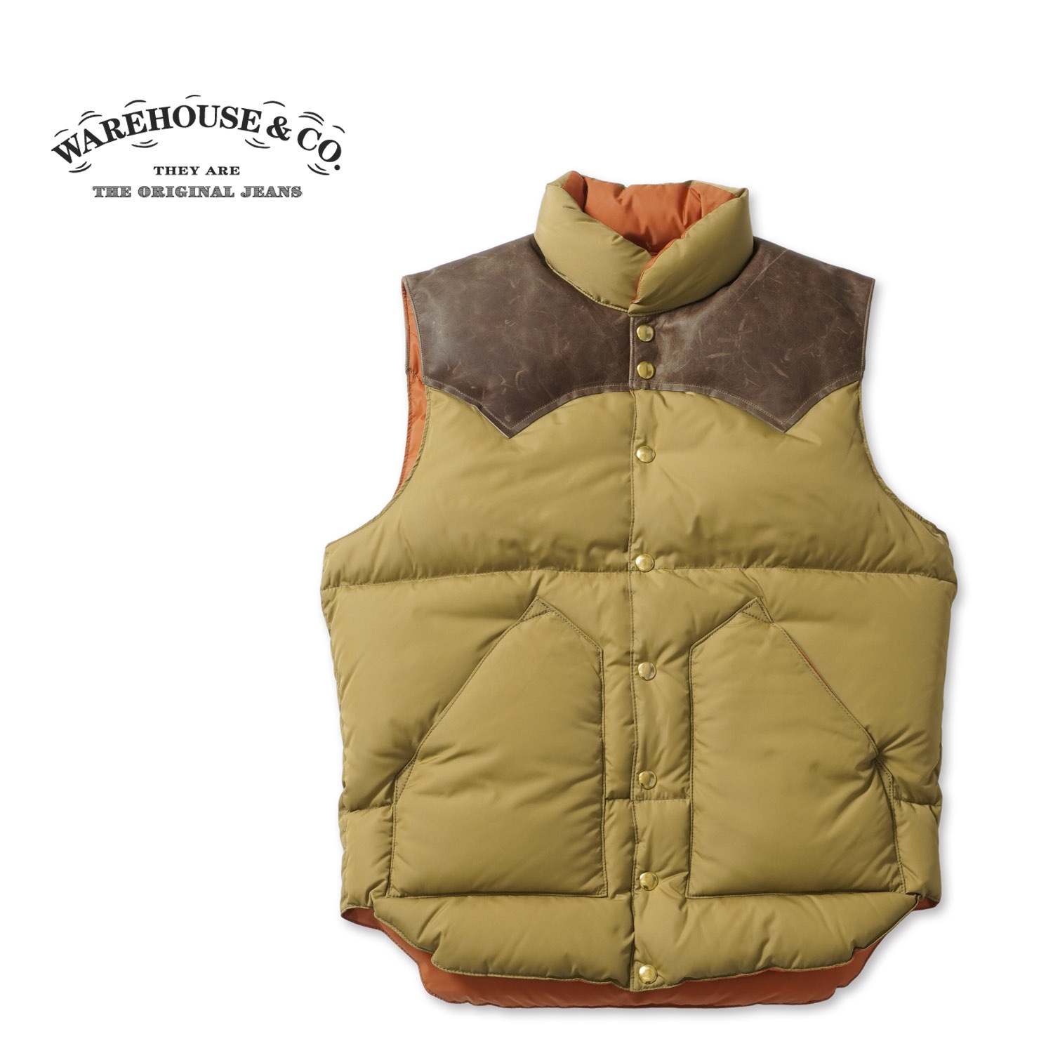 WAREHOUSE �������ϥ��� ������ �٥��ȡ�Lot. 2234 ROCKY MOUNTAIN �� WARE HOUSE  "NYLON DOWN VEST"  2234(25S)
