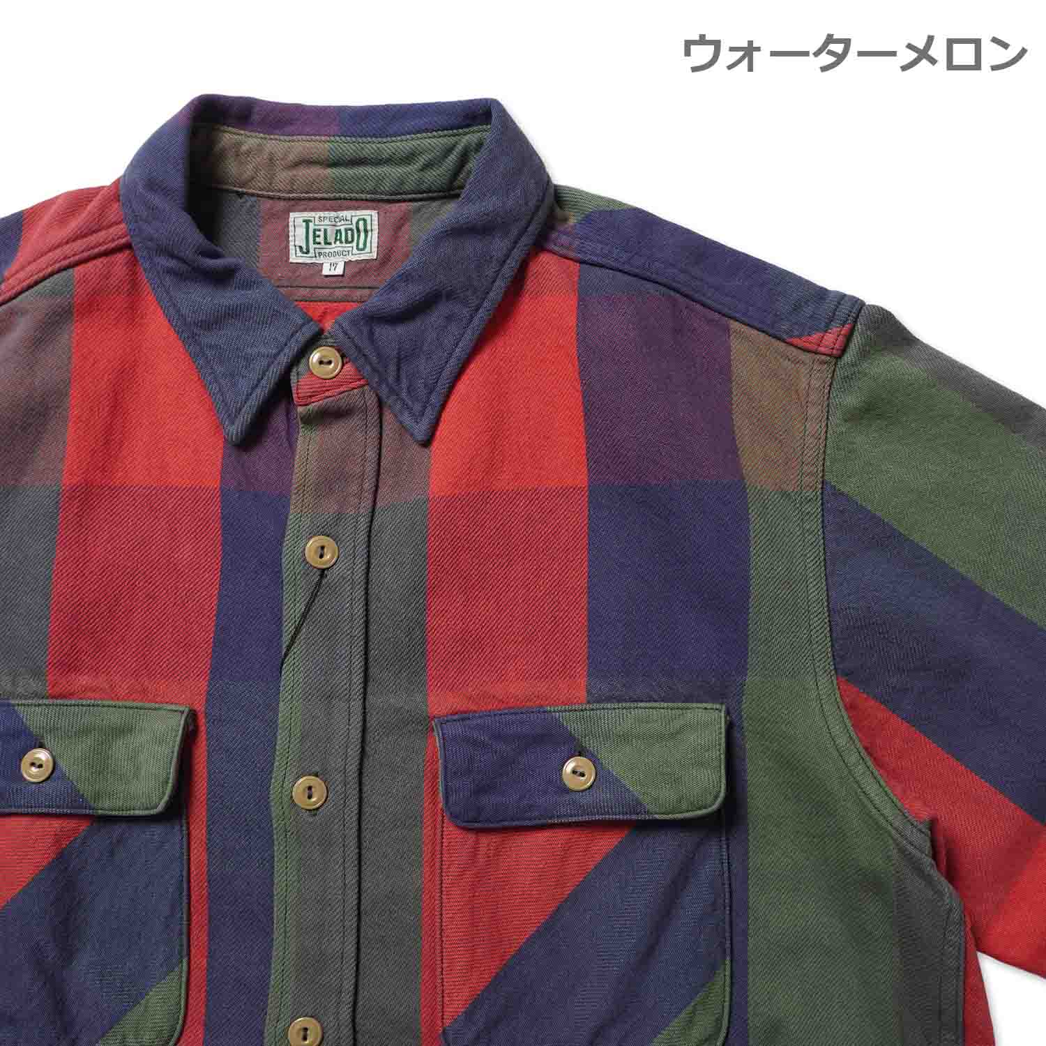JELADO �����顼��  Ĺµ ����� ��Unionworkers Shirt Regular�� JP82127