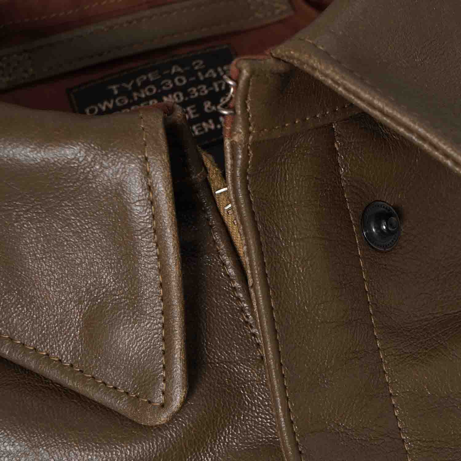 WAREHOUSE �������ϥ��� ���㥱�å� A-2  Lot 2232  "WERBER LEATHER COAT CO. TYPE A-2 JACKET ORDER NO.33-1729"  2232 (25SS)