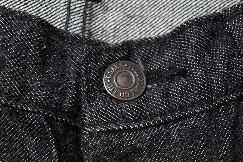 FULLCOUNT ե륫 ѥ Wide Black Selvedge Denim  0105BK