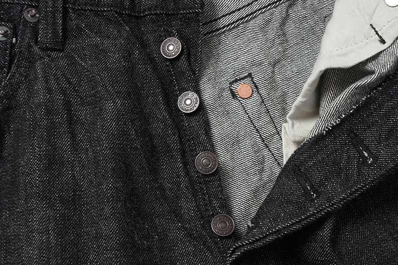 FULLCOUNT ե륫 ѥ Wide Black Selvedge Denim  0105BK