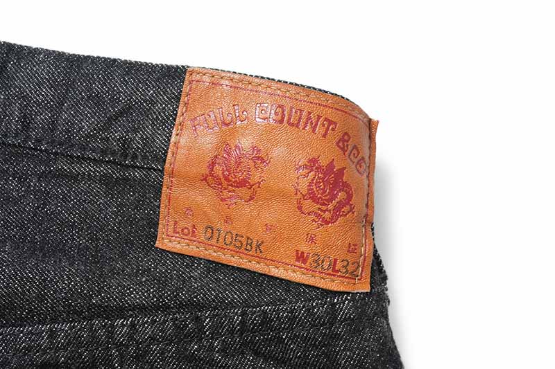 FULLCOUNT ե륫 ѥ Wide Black Selvedge Denim  0105BK