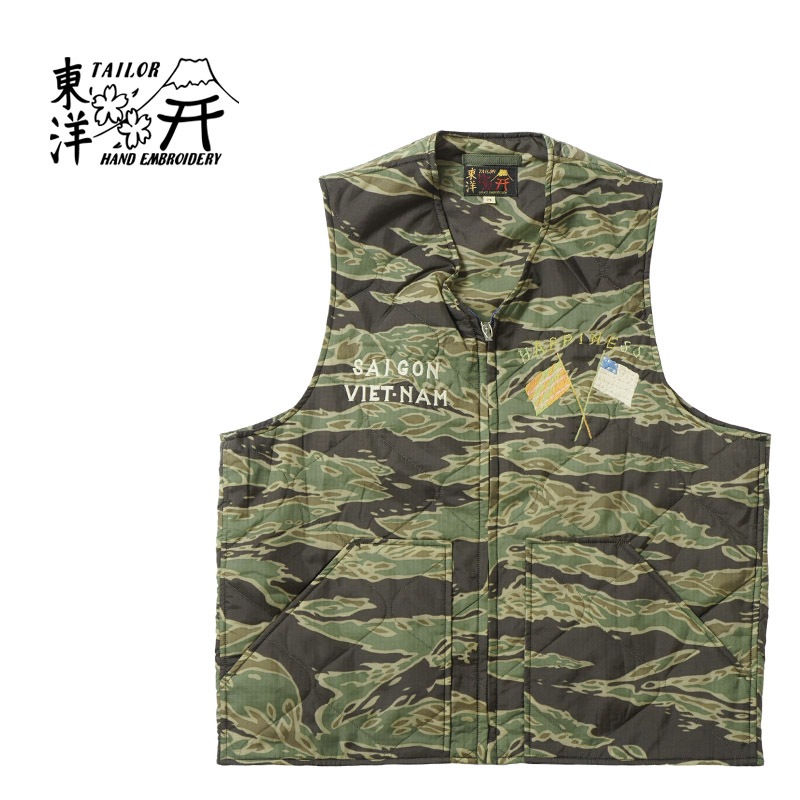 TAILOR TOYO �ơ��顼���� ���٥��ȡ�Early 1960s Style Vietnam Liner Vest  ��VIET-NAM TIGER��  TT15718