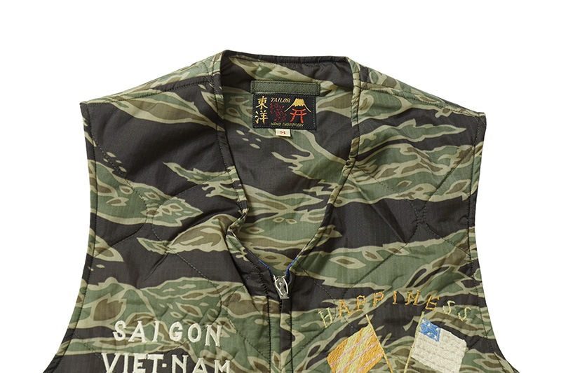 TAILOR TOYO �ơ��顼���� ���٥��ȡ�Early 1960s Style Vietnam Liner Vest  ��VIET-NAM TIGER��  TT15718