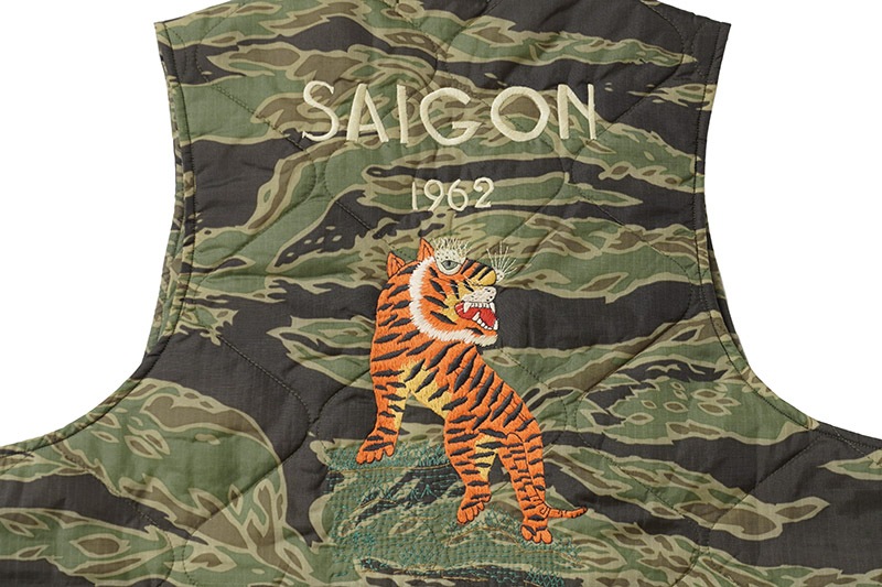 TAILOR TOYO �ơ��顼���� ���٥��ȡ�Early 1960s Style Vietnam Liner Vest  ��VIET-NAM TIGER��  TT15718