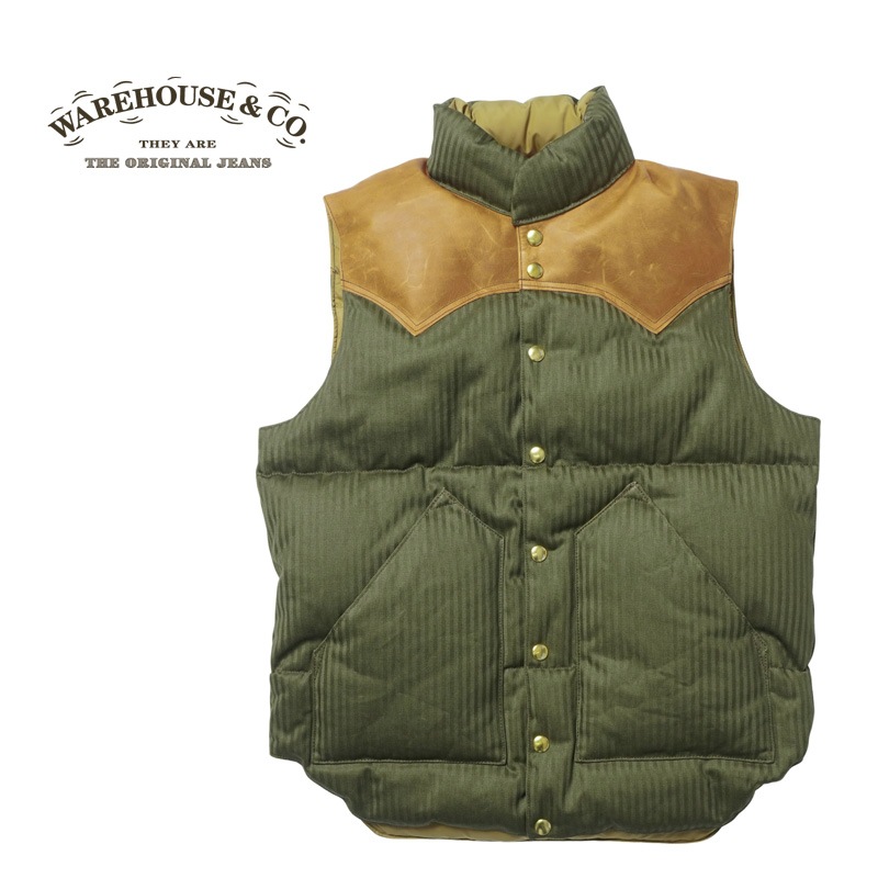 WAREHOUSE �������ϥ��� ������ �٥���  Lot. 2236 ROCKY MOUNTAIN �� WARE HOUSE  "HBT DOWN VEST"  2236(25S)