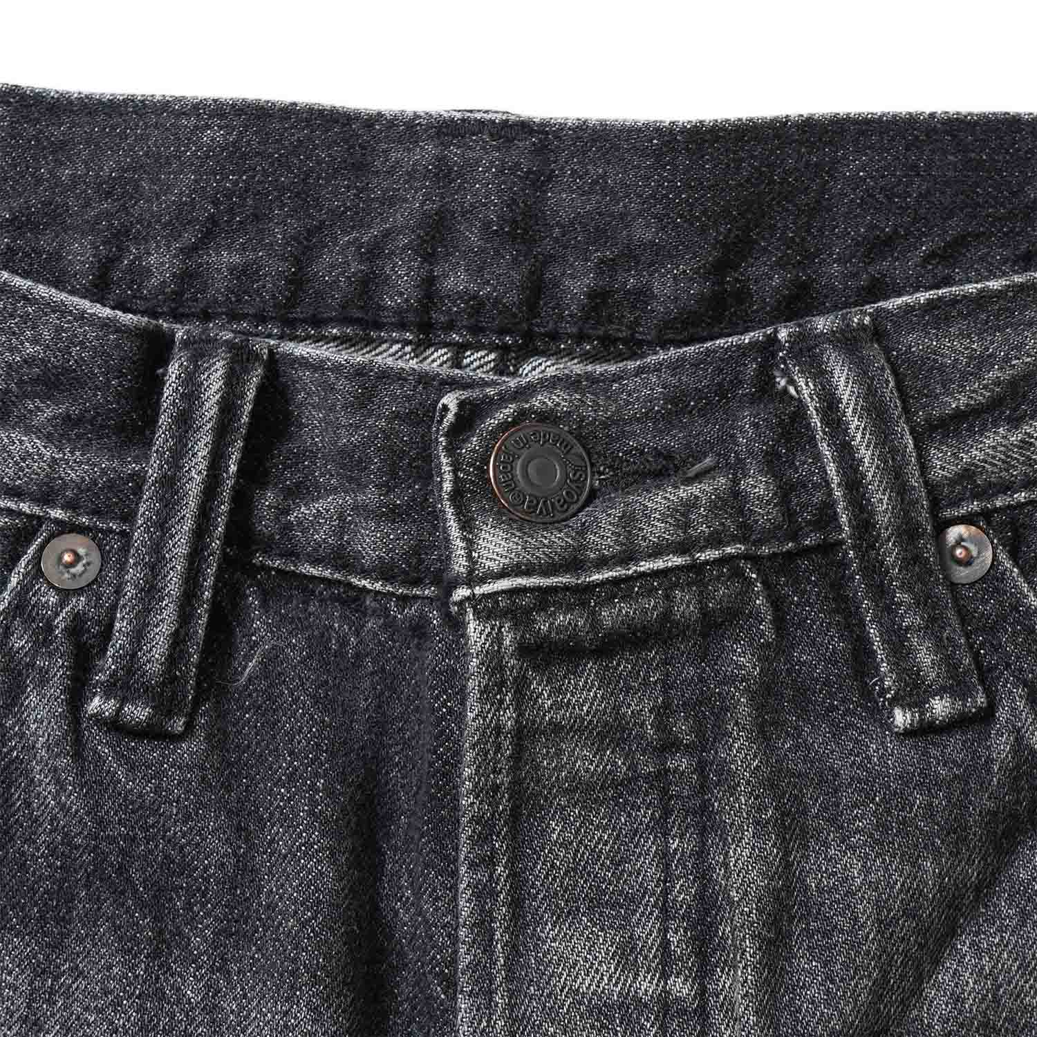 pure blue japan �ԥ奢�֥롼����ѥ�  �ѥ��  ��Relax Tapered��  USED-019-BK
