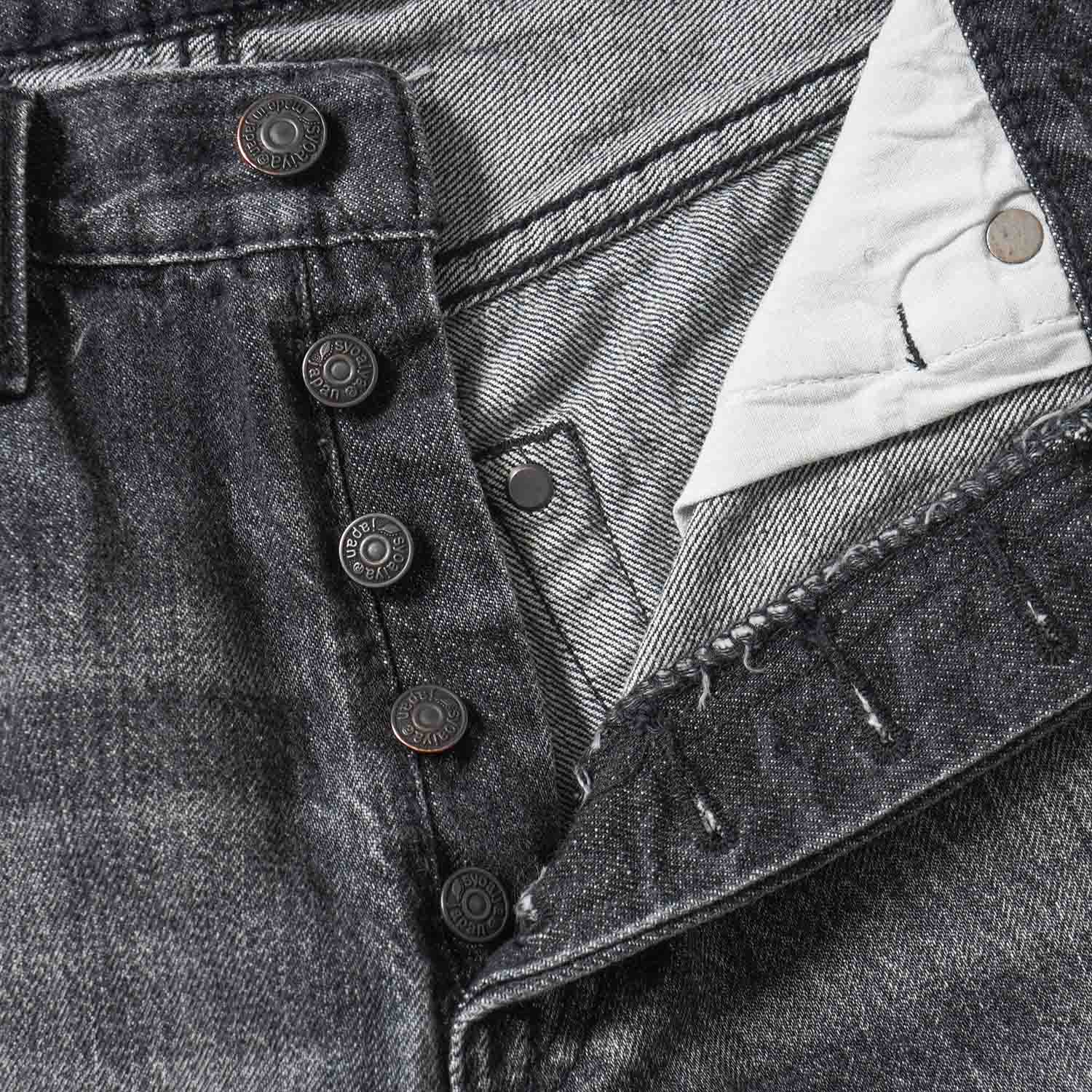 pure blue japan �ԥ奢�֥롼����ѥ�  �ѥ��  ��Relax Tapered��  USED-019-BK
