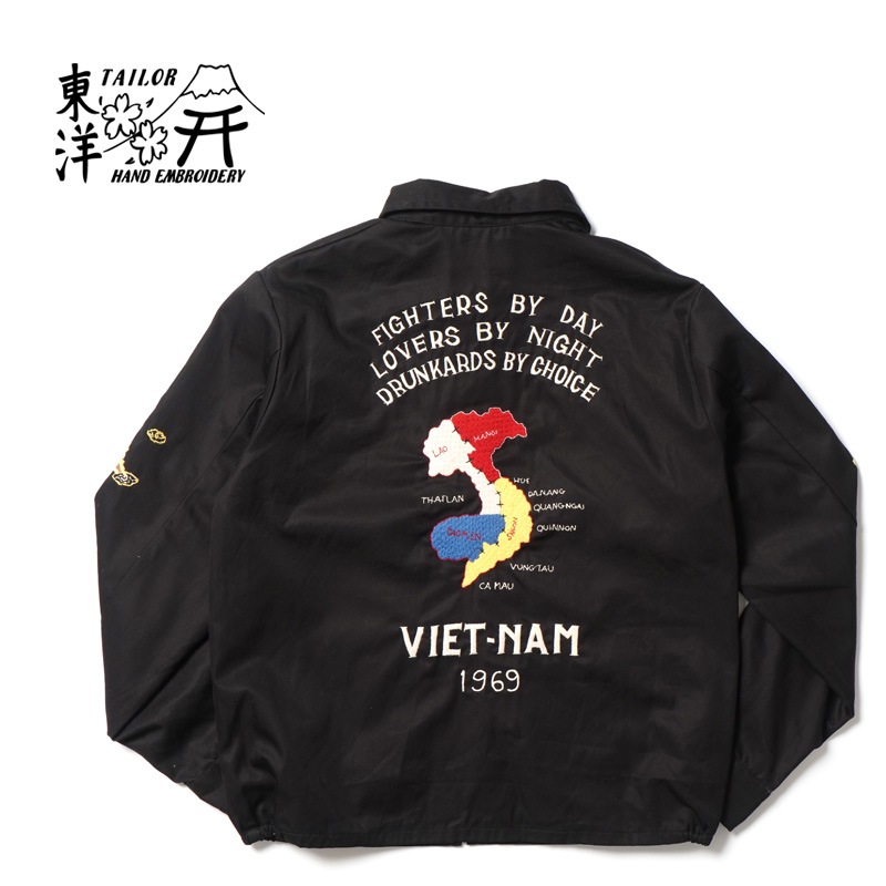 TAILOR TOYO �ơ��顼���� ���٥ȥ���� ��Late 1960s Style Cotton Vietnam Jacket��"VIETNAM MAP"��TT15684