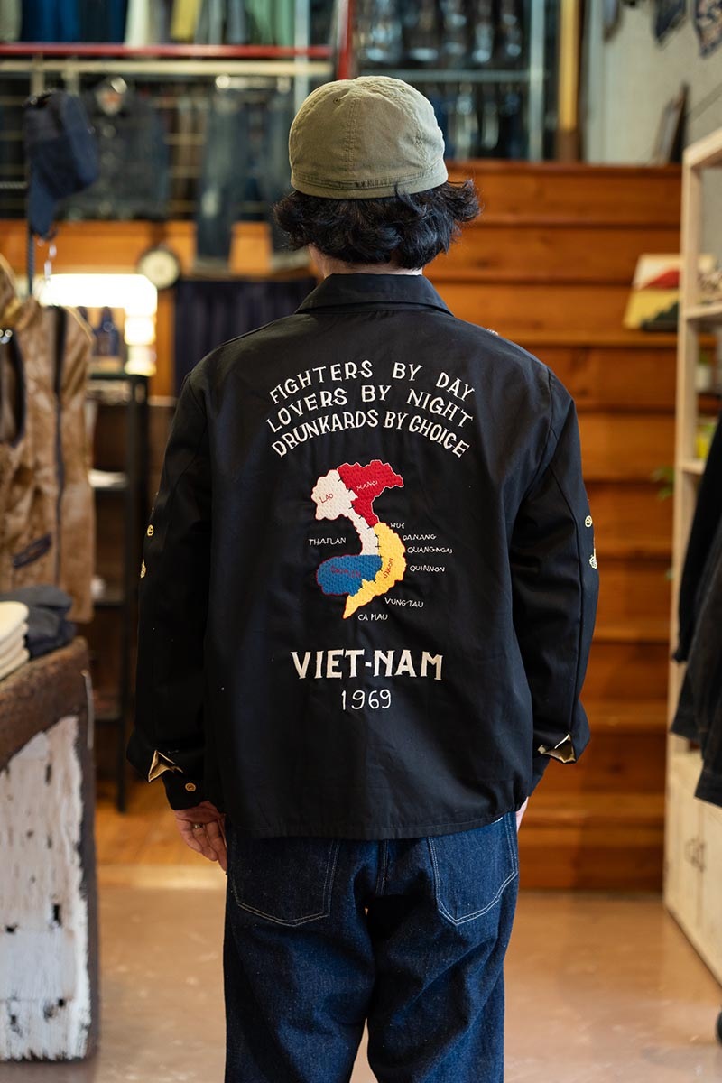 TAILOR TOYO �ơ��顼���� ���٥ȥ���� ��Late 1960s Style Cotton Vietnam Jacket��"VIETNAM MAP"��TT15684