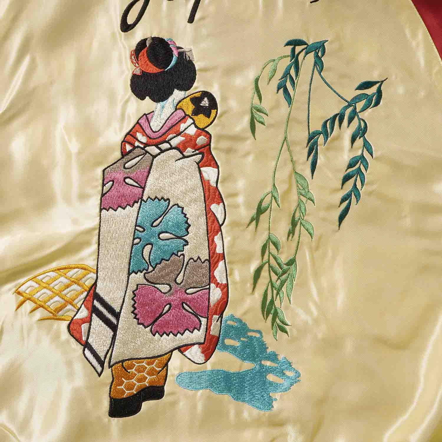 TAILOR TOYO �ơ��顼���Ρ����������Early 1950s Style Acetate Souvenir Jacket   ��USS PRINCETON�� �� ��MAIKO��  TT15877-219