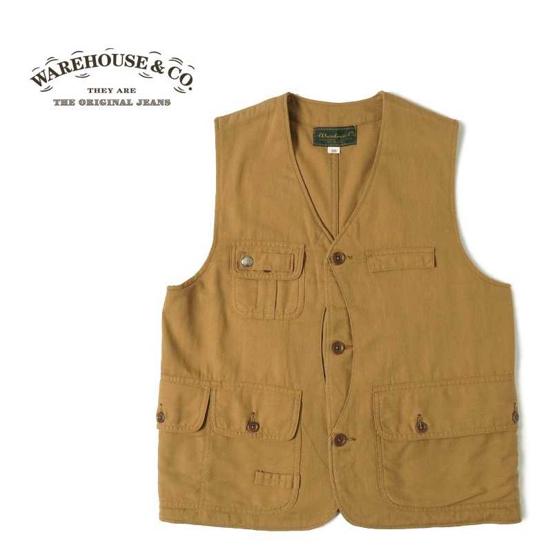 WAREHOUSE �������ϥ��� �٥��� Lot.2201 "GATEWAY SPORTING GOODS FISHING VEST" 2201(23AW)