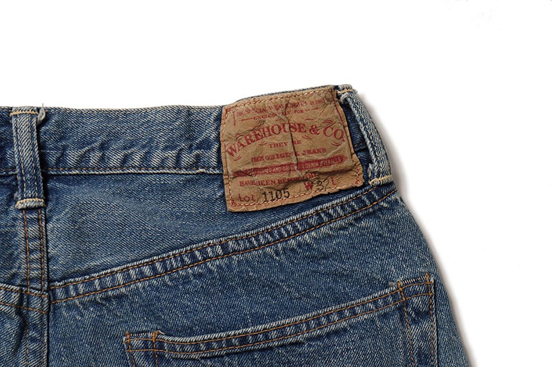 WAREHOUSE ϥ ǥ˥ ѥ Lot 2ND-HAND 1105 (USED WASH ø)  WH-1105-2ND-HAND-23S