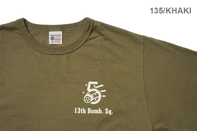 BUZZ RICKSON'S �Х��ꥯ���� Ĺµ T����� ��L/S T-SHIRT 13th BOMB.SQ.THE GRIM REAPERS��  BR69628