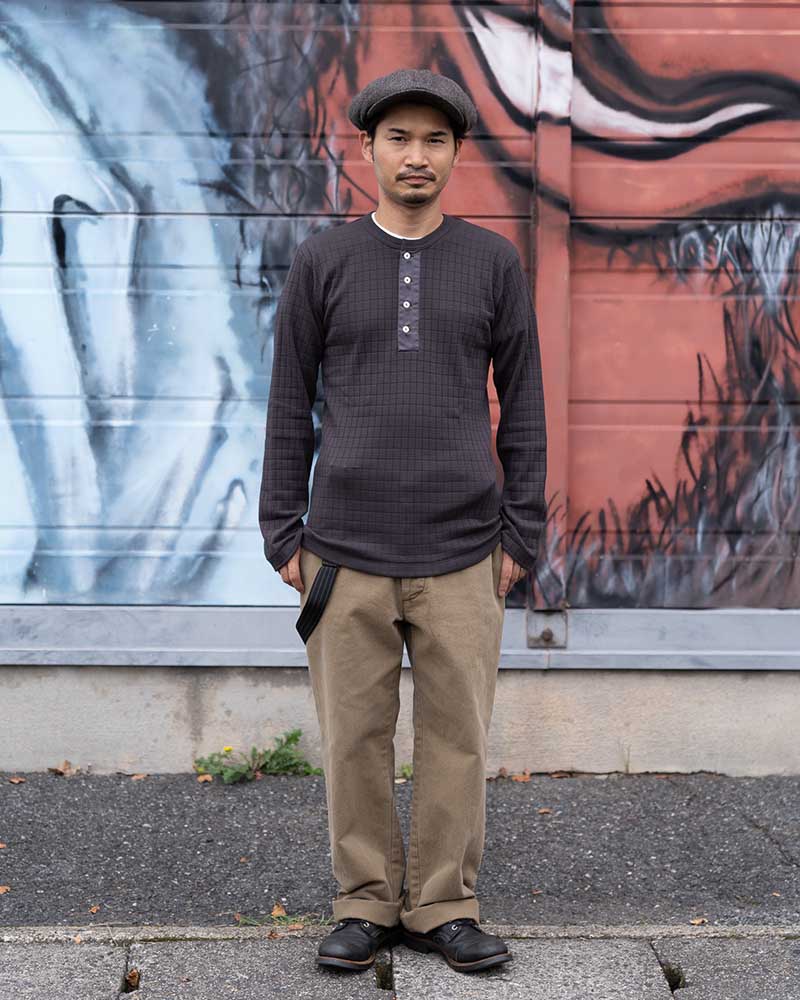 JELADO 顼 Ĺµ T Bronx Henry Neck Tee L/S AG73218