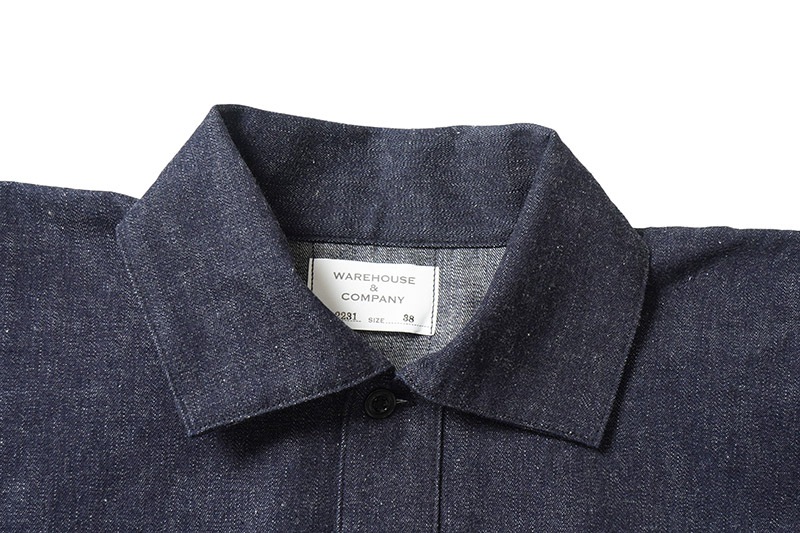 WAREHOUSE ϥ 㥱å Lot 2231 "1900S INDIGO BLUE and WHITE CHECK BLOUSE"  2231(25SS)