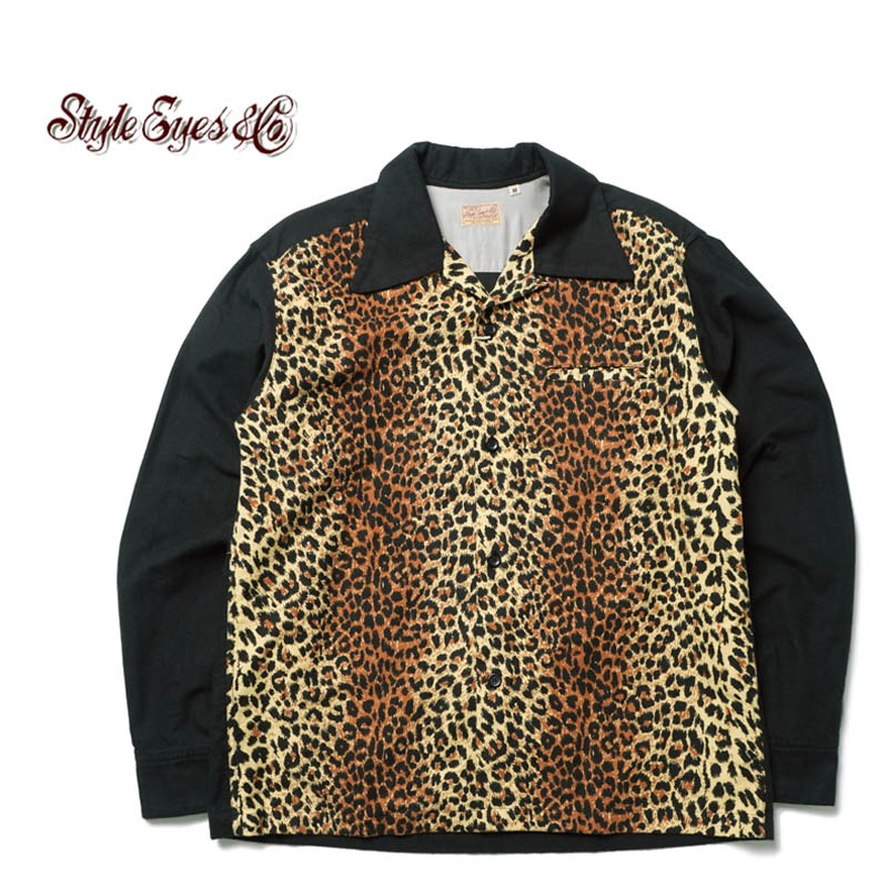 STYLE EYES �������륢���� Ĺµ ����� FLANNEL SPORT SHIRT  ��LEOPARD��PLAIN�� SE29576