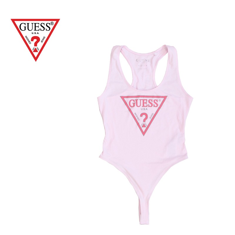 �ں߸˰��ݥ�����50��OFF��GUESS ���� ������� ���󥯥ȥå� "TRIANGLE LOGO BODYSUIT" W81I38R49A2