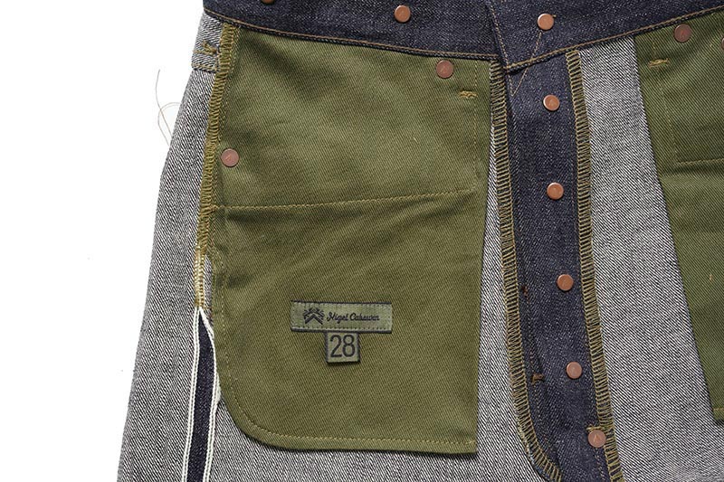 �ڥ�󥦥��å����Nigel Cabourn �ʥ������륱���ܥ� �ѥ�� ��RAILMAN DENIM PANT�� 80520050025