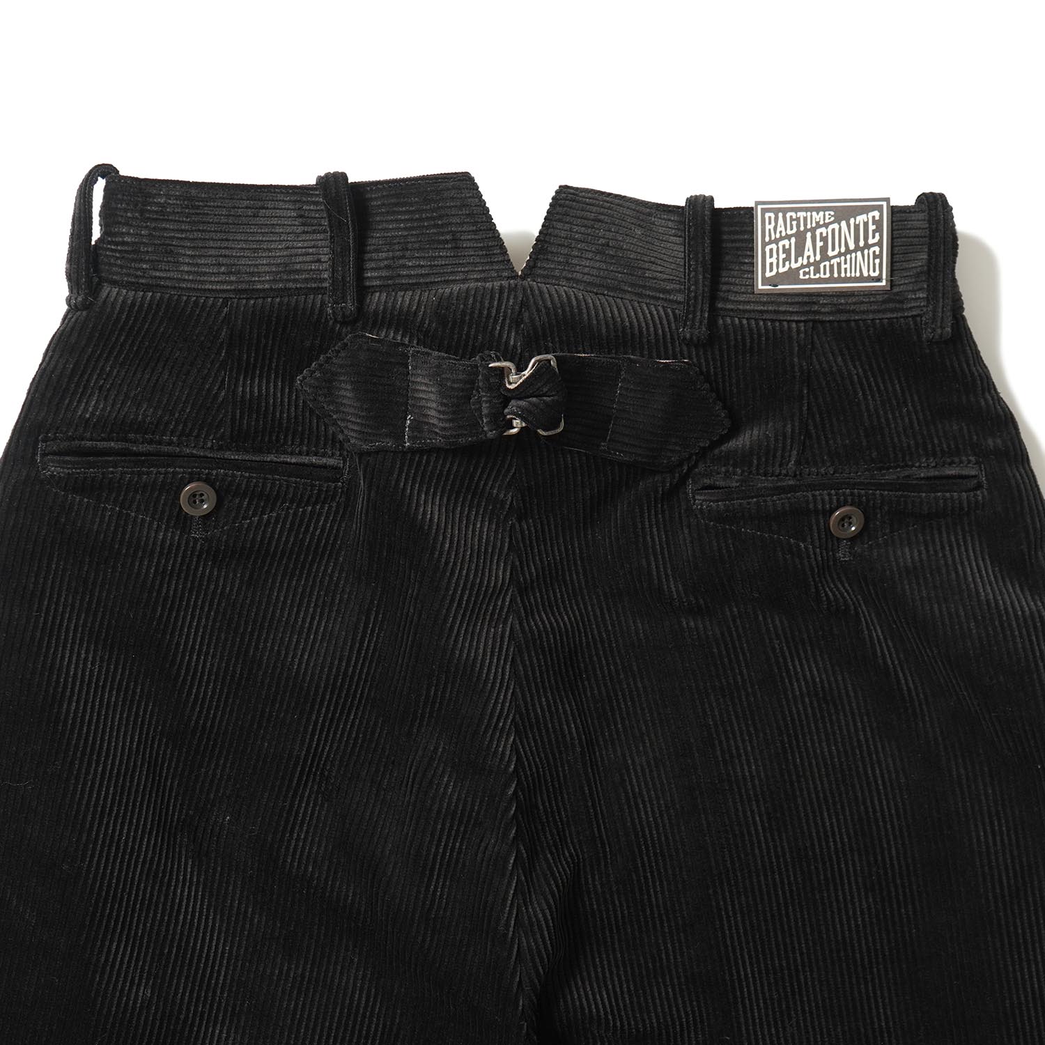 BELAFONTE �٥�ե����  �ѥ�� ��RAGTIME HIBACK TROUSERS BUCKLE BACK HEAVY CORDUROY��  BF-24-25