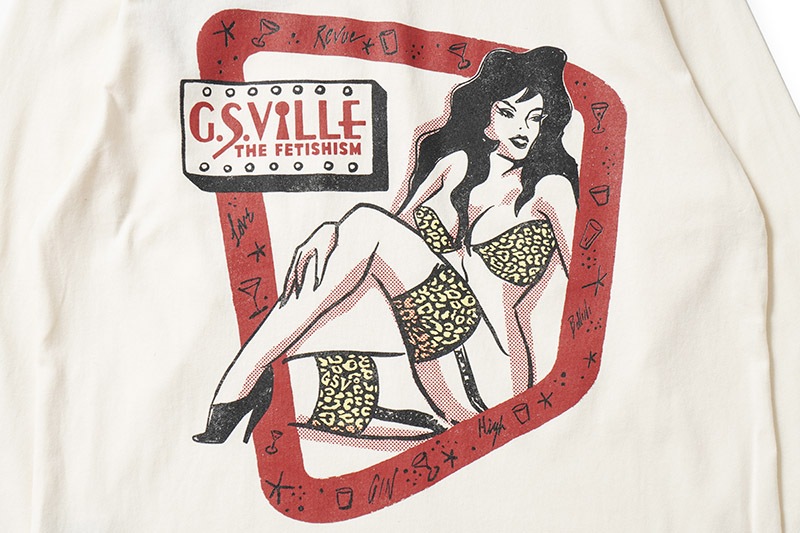 GANGSTERVILLE ����󥰥������ӥ� ��THE FETISHISM - L/S HENRY T-SHIRTS��  GSV5310