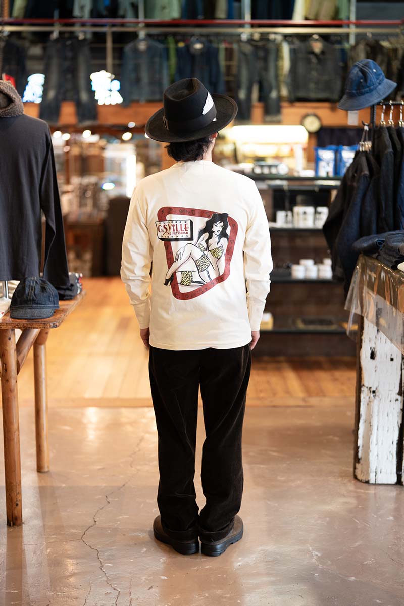 GANGSTERVILLE ����󥰥������ӥ� ��THE FETISHISM - L/S HENRY T-SHIRTS��  GSV5310