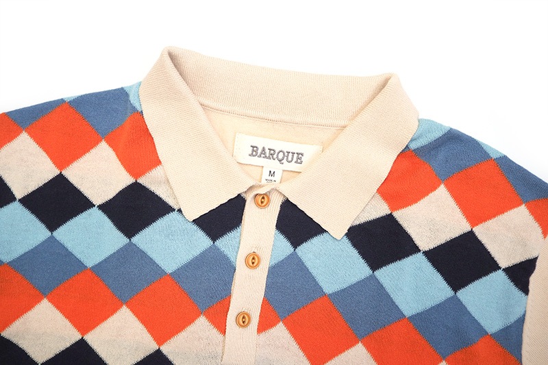 BARQUE �С��� Ⱦµ�ݥ������ "POLO SHIRT" BARQUE-POLO-KHK