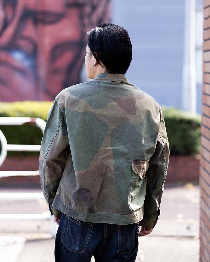 Nigel Cabourn �ʥ������륱���ܥ� ���㥱�å� "FRENCH WORK SHORT JK CAMO" 80490010001