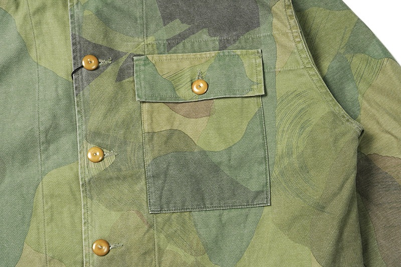 Nigel Cabourn �ʥ������륱���ܥ� ���㥱�å� "FRENCH WORK SHORT JK CAMO" 80490010001