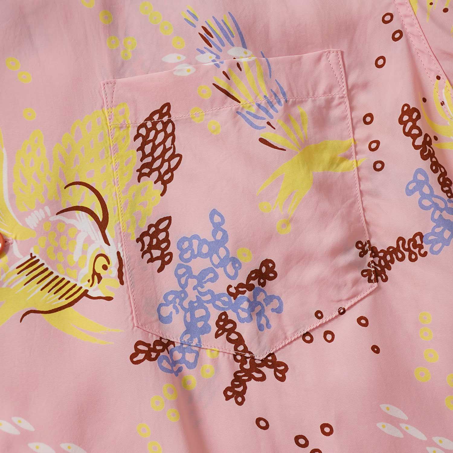 SUN SURF ���󥵡��� Ⱦµ �����ϥ���� RAYON HAWAIIAN SHIRT ��TROPICAL FISH��  SS39626