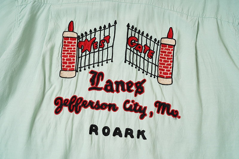 STYLE EYES �������륢���� Ⱦµ �����  RAYON BOWLING SHIRT ��WEST GATE LANES�� SE39057
