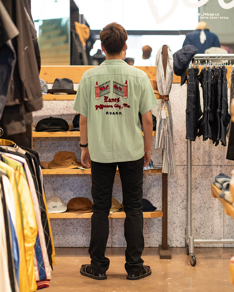 STYLE EYES �������륢���� Ⱦµ �����  RAYON BOWLING SHIRT ��WEST GATE LANES�� SE39057