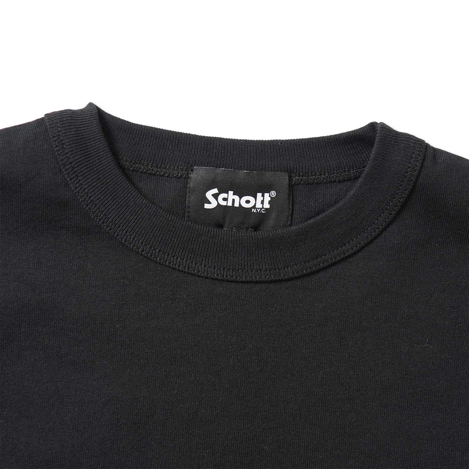 Schott ����å� Ĺµ�ԥ���� "LS CIRCLE LOGO T-SHIRT"  782-6130001