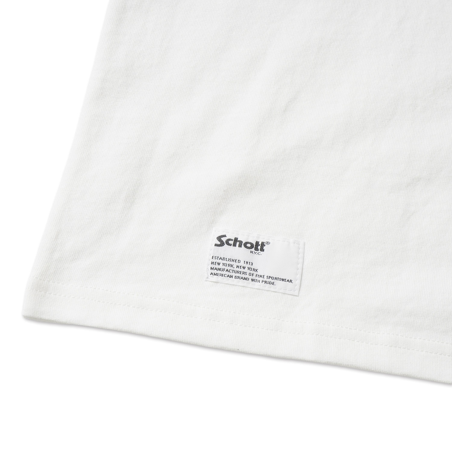 Schott ����å� Ĺµ�ԥ���� "LS CIRCLE LOGO T-SHIRT"  782-6130001