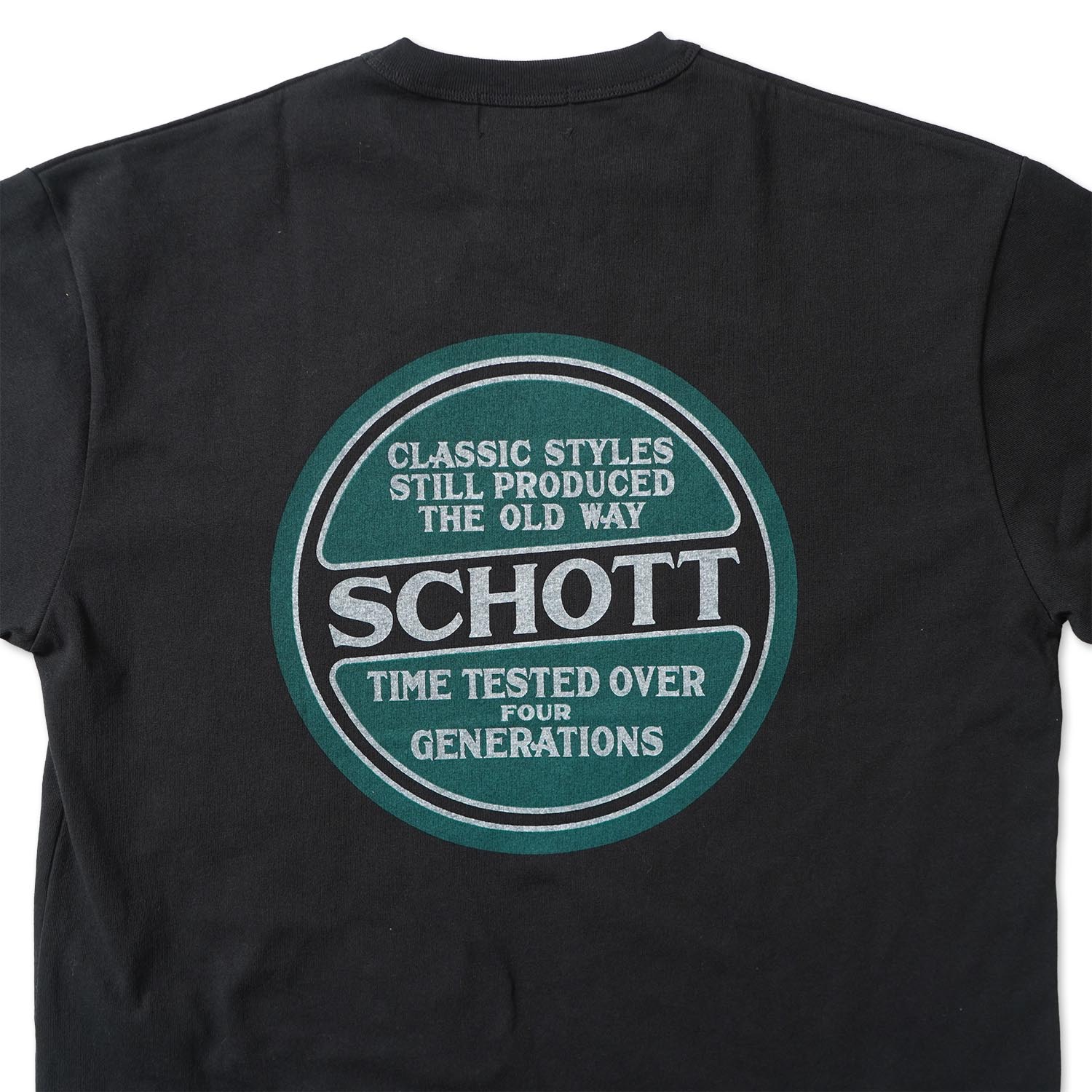 Schott ����å� Ĺµ�ԥ���� "LS CIRCLE LOGO T-SHIRT"  782-6130001