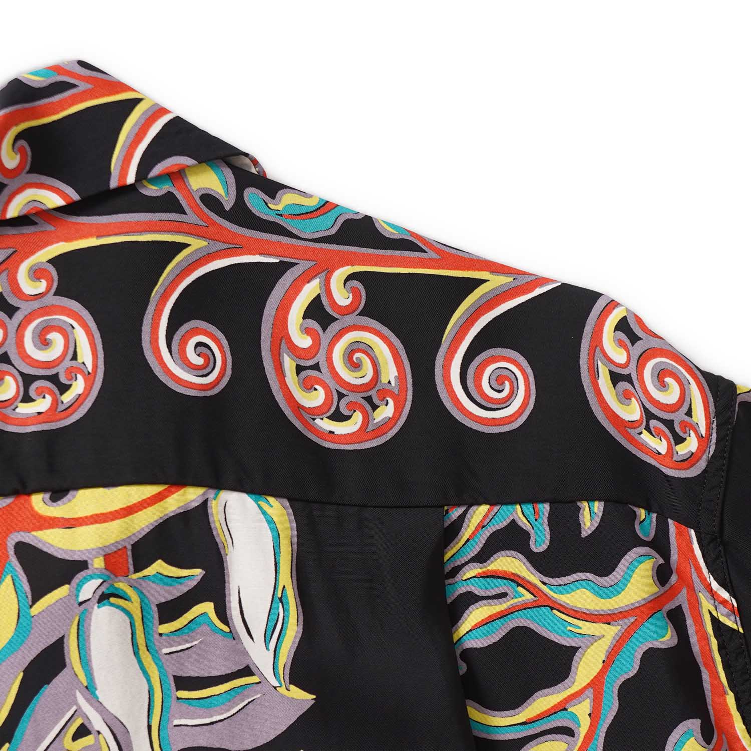 SUN SURF ���󥵡��� Ⱦµ �����ϥ���� RAYON HAWAIIAN SHIRT ��MONSTERA BORDER��  SS39622